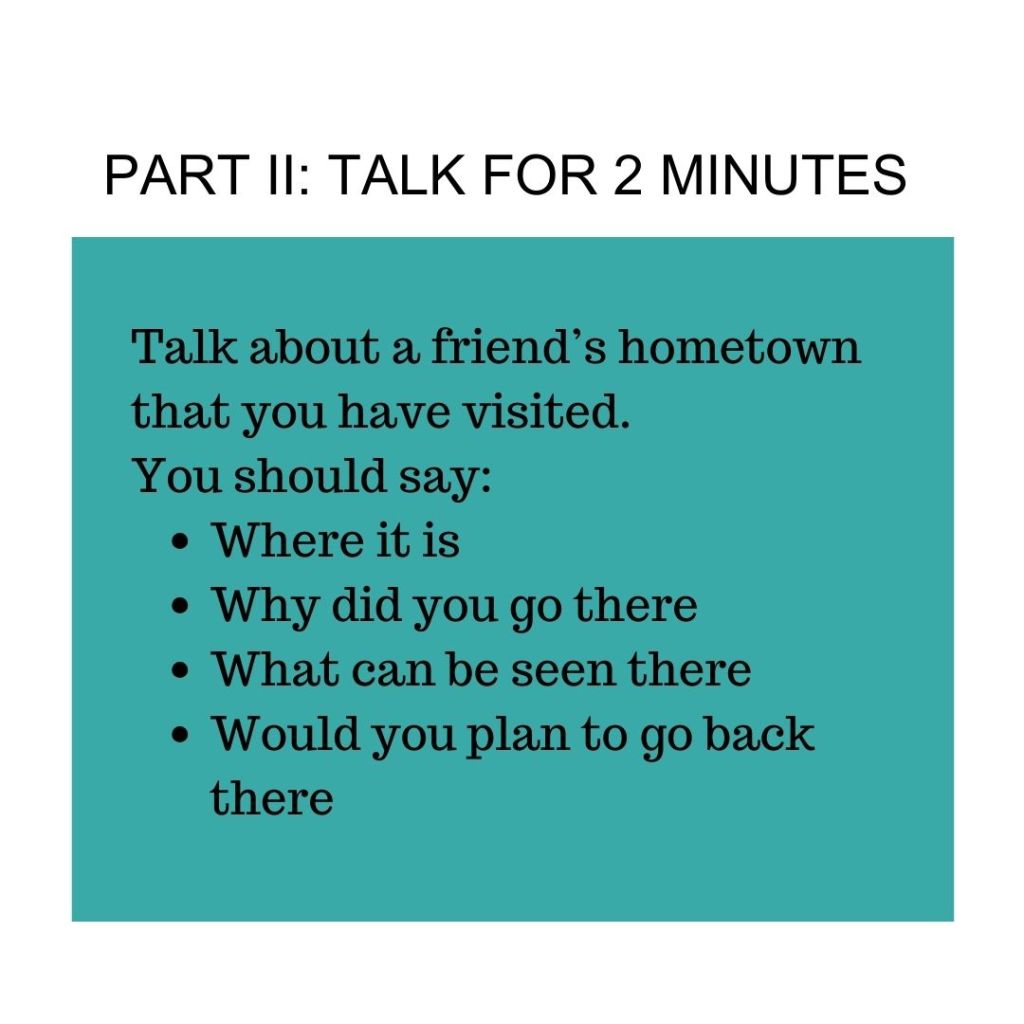 IELTS Speaking Topic :&nbsp;Places