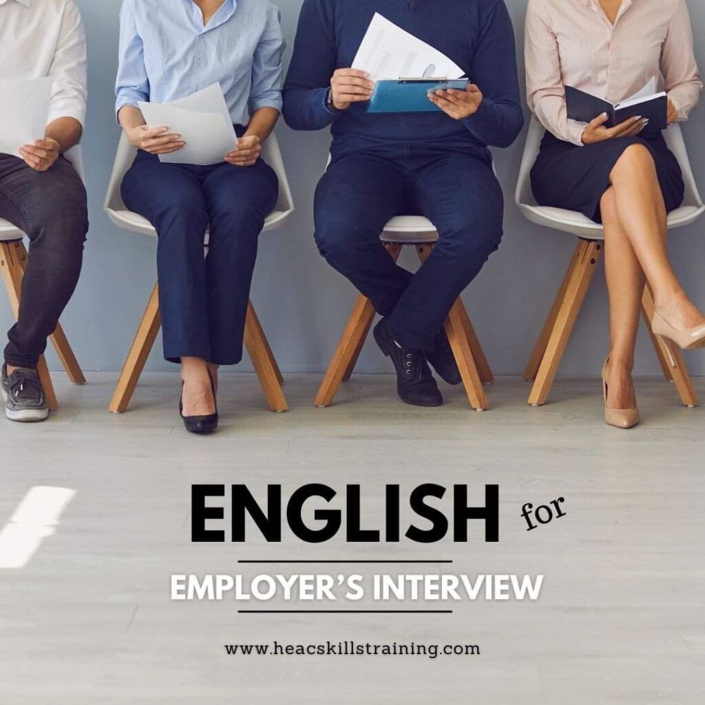 employer interview english